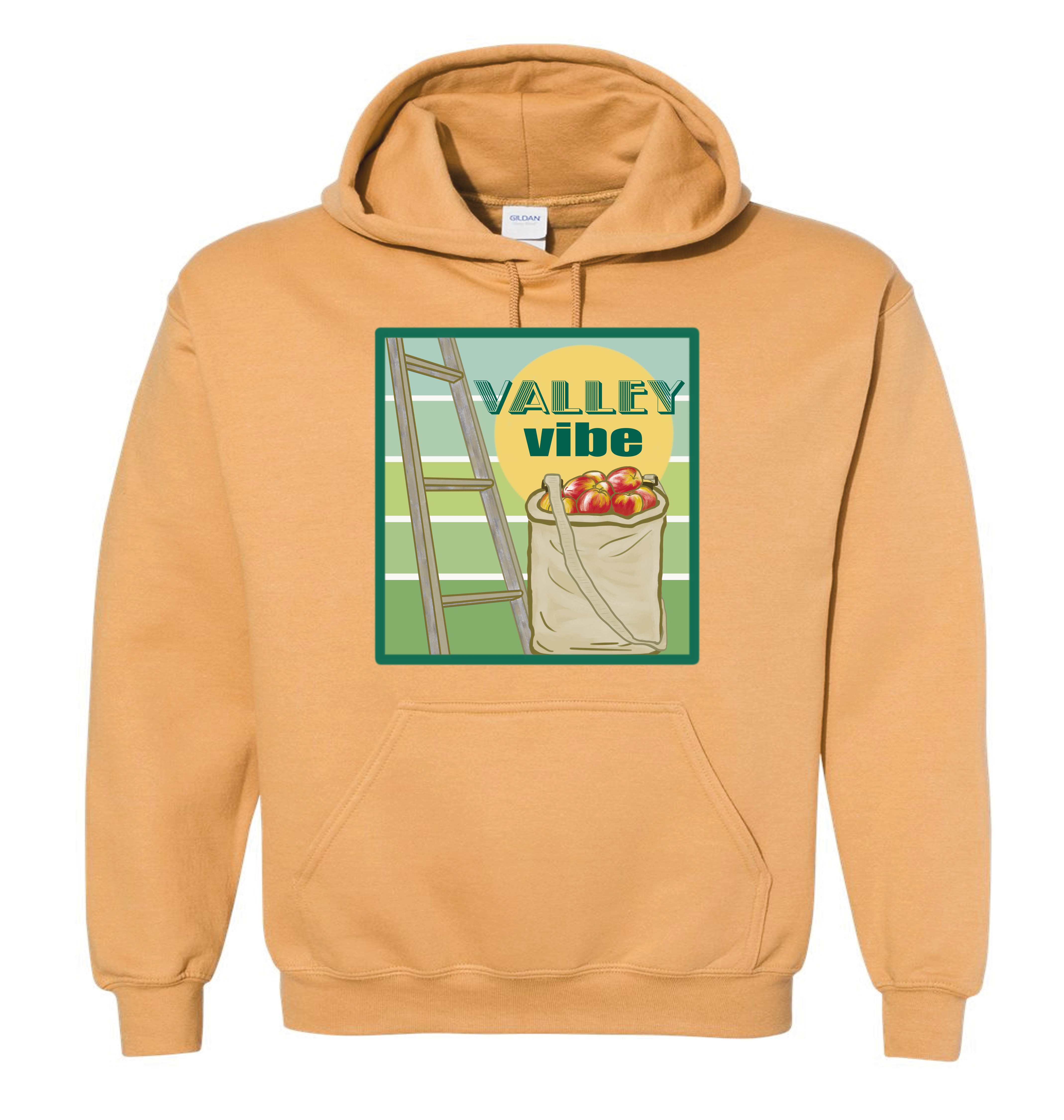 Apple Picking Hoodie Old Gold