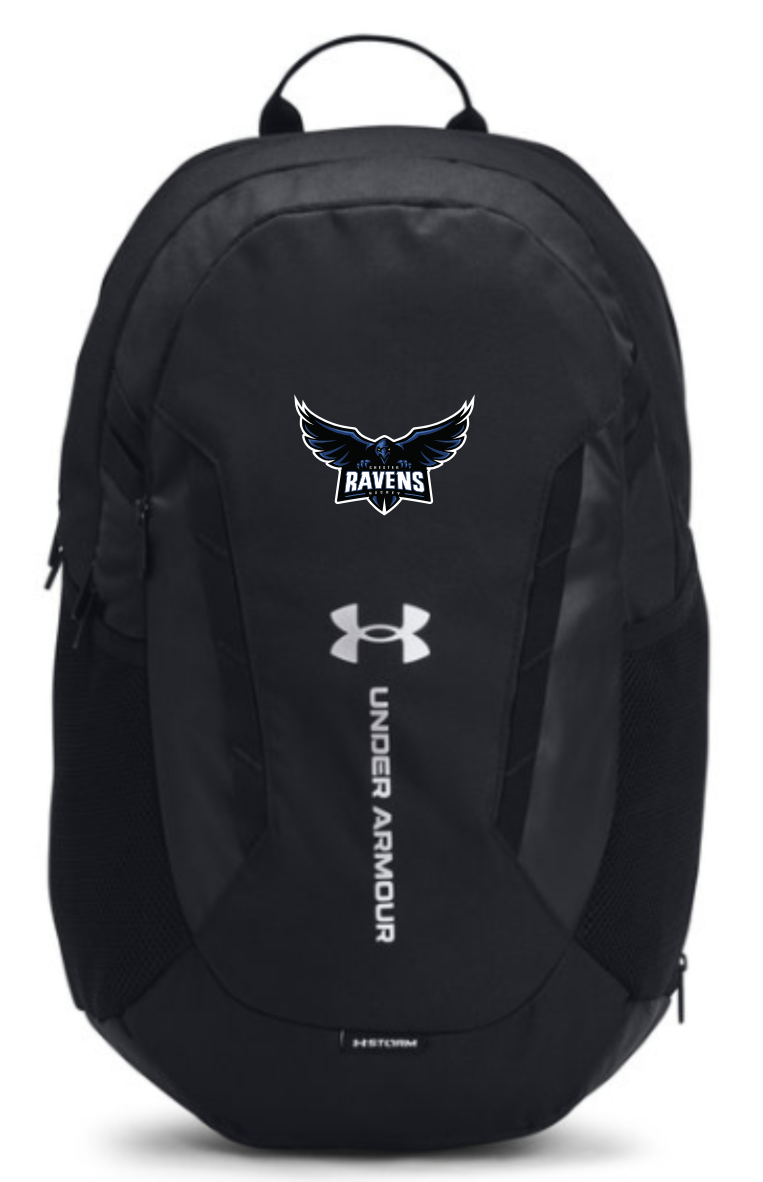 Chester Ravens Under Armour 1384673 black backpack