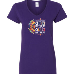 Ladies V-Neck T-shirt (1)