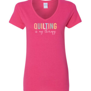 Ladies V-Neck T-shirt (4)