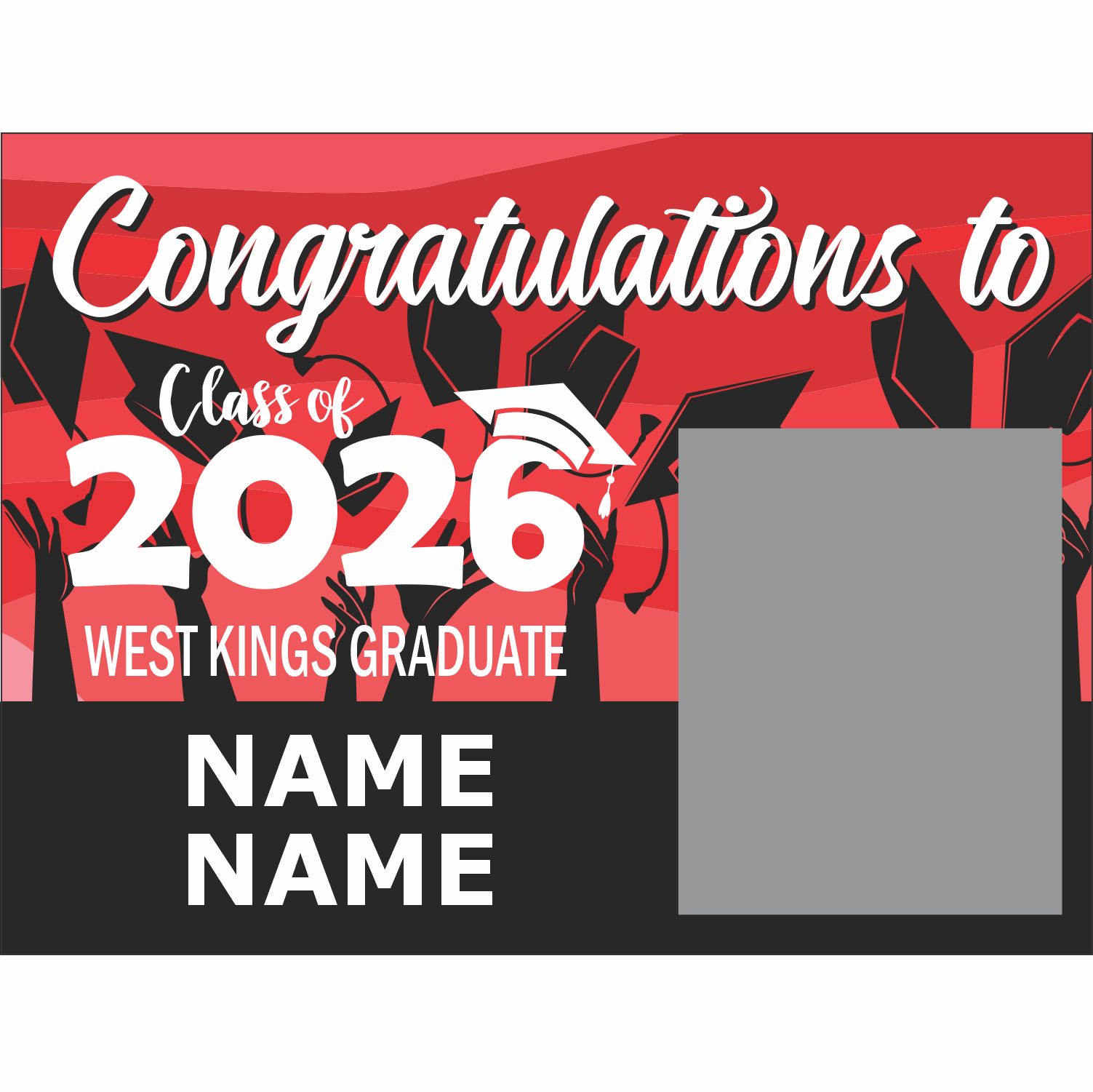 WK Grad Sign - 2026